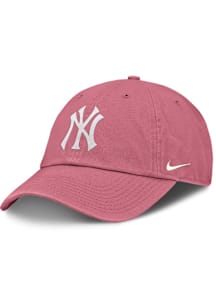 Nike New York Yankees Pink Unstructured Club Cap Womens Adjustable Hat