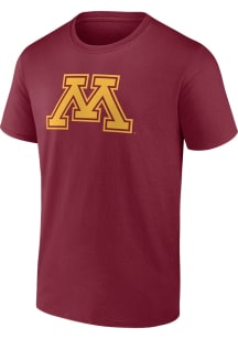 Minnesota Golden Gophers Primary Logo Short Sleeve T Shirt - Maroon