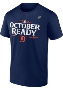 Detroit Tigers Navy Blue 2024 PS Part Locker Room Short Sleeve T Shirt