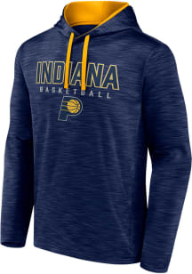 Indiana Pacers Mens Navy Blue Poly Fleece Hood