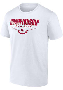 Oklahoma Sooners White Championship Mindset Short Sleeve T Shirt