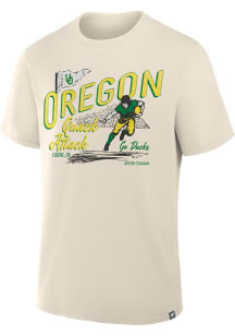 Oregon Ducks Legacy Short Sleeve T Shirt - Tan