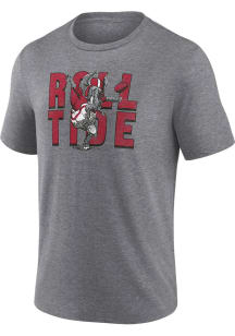 Alabama Crimson Tide Grey Elite Impact Short Sleeve Fashion T Shirt