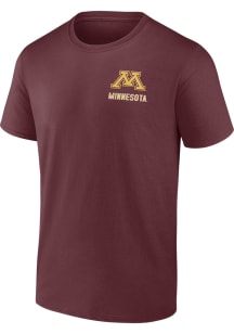 Minnesota Golden Gophers Fast Track Short Sleeve T Shirt - Maroon