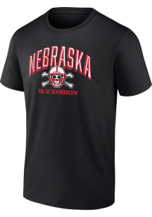 Nebraska Cornhuskers Black Power Drive Short Sleeve T Shirt
