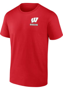 Wisconsin Badgers Glory Determination Short Sleeve T Shirt - Red