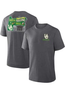 Grey Oregon Ducks Triblend Hometown Short Sleeve Fashion T Shirt