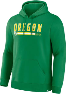 Mens Green Oregon Ducks Legacy Long Sleeve Fashion Hood