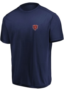 Chicago Bears Navy Blue Micro Logo Short Sleeve T Shirt