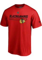 Chicago Blackhawks Red Pro Prime Short Sleeve T Shirt