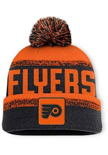 Philadelphia Flyers Orange Thrive Cuff Pom Mens Knit Hat