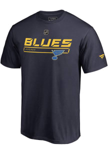 St Louis Blues Navy Blue Pro Prime Short Sleeve T Shirt