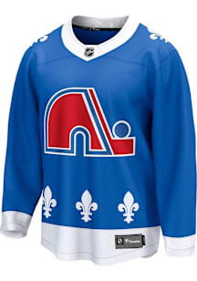 Colorado Avalanche Mens Blue Blank Breakaway Hockey Jersey