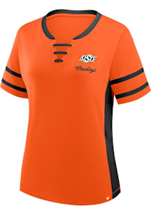 Oklahoma State Cowboys Womens Be Fearless Fashion Football Jersey - Orange