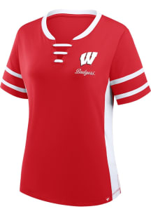 Womens Red Wisconsin Badgers Be Fearless Jersey Fashion Football