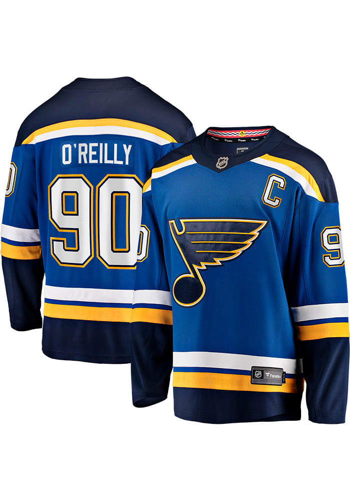 Ryan O'Reilly St Louis Blues Mens Blue 2019 Home Breakaway Hockey Jersey