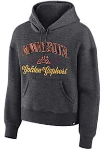 Minnesota Golden Gophers Womens Grey Break the Mold Hooded Sweatshirt