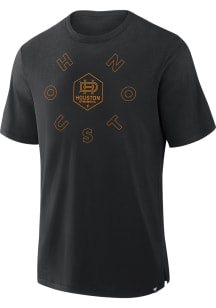 Houston Dynamo Black Stadium Slub Short Sleeve Fashion T Shirt