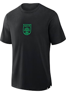 Austin FC Black Stadium Slub Short Sleeve Fashion T Shirt