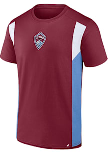 Colorado Rapids Maroon Golden Goal Short Sleeve Fashion T Shirt