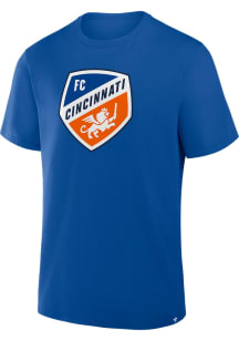 FC Cincinnati Blue Legacy Crest Short Sleeve T Shirt