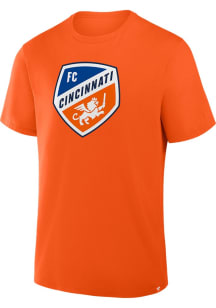 FC Cincinnati Orange Legacy Crest Short Sleeve T Shirt