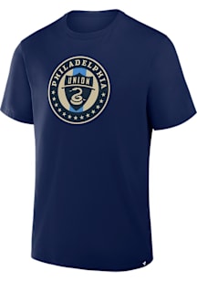 Philadelphia Union Navy Blue Legacy Crest Short Sleeve T Shirt