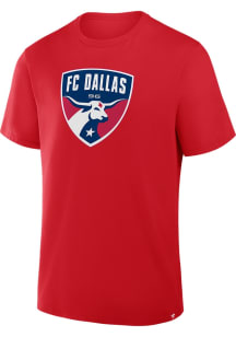 FC Dallas Red Legacy Crest Short Sleeve T Shirt