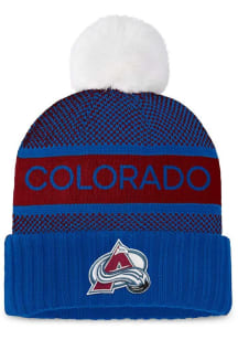 Colorado Avalanche Blue Authentic Pro Rink Womens Knit Hat