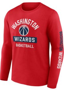 Washington Wizards Red Component Long Sleeve T Shirt