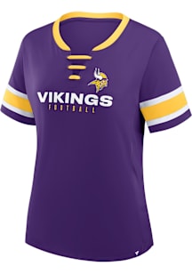Minnesota Vikings Womens Draw Play Fashion Football Jersey - Purple