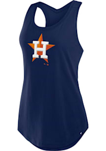 Houston Astros Womens Navy Blue Clubhouse Tank Top
