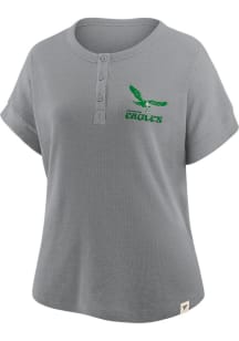 Philadelphia Eagles Womens Grey Golden Era Short Sleeve T-Shirt