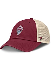 Colorado Rapids False Nine Unstructured Trucker Adjustable Hat - Maroon
