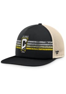 Columbus Crew Black Journeyman Foam 2T Mens Snapback Hat