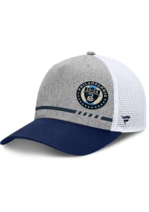Philadelphia Union Low Block 5-Panel Trucker Adjustable Hat - Grey