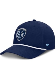 Sporting Kansas City Route One Rope A-Frame Adjustable Hat - Blue