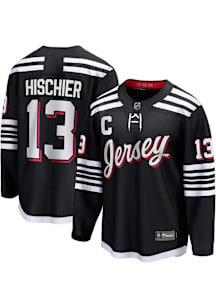 Nico Hischier New Jersey Devils Mens Black Alt Hockey Jersey