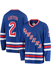 New York Rangers Mens Blue Vintage Design Hockey Jersey
