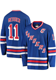 New York Rangers Mens Blue Vintage Hockey Jersey