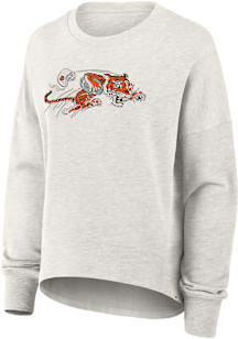 Cincinnati Bengals Womens Grey Primary Chain Crew Sweatshirt