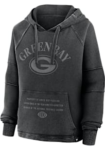 Green Bay Packers Womens Black End Zone Hooded Sweatshirt