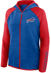 Buffalo Bills Womens Blue End Around Pass Long Sleeve Full Zip Jacket