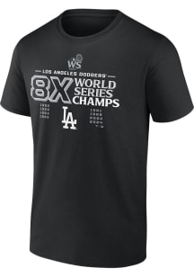 Los Angeles Dodgers  2024 WS Champion Multi Champ Short Sleeve T Shirt