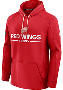 Detroit Red Wings Mens Red Centennial Hood