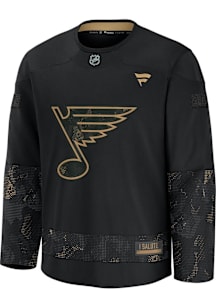 St Louis Blues Mens Black Military Appreciation Hockey Jersey