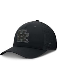 Kentucky Wildcats Mens Black COLLEGE VERTICAL Flex Hat