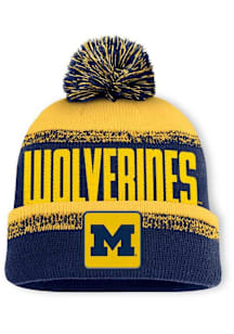 Michigan Wolverines Blue COLLEGE THRIVE Mens Knit Hat