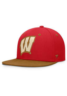 COLLEGE NOBO Wisconsin Badgers Fitted Hat - Red