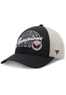 Washington Capitals 2025 Division Champs Locker Room Adjustable Hat - Black